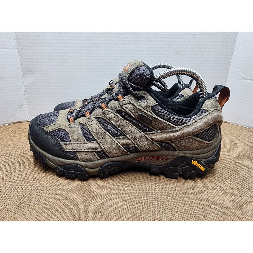 Merrell Men's size 7.5 MOAB Vibram Beluga Gray/Black Walking Show Hiking Show